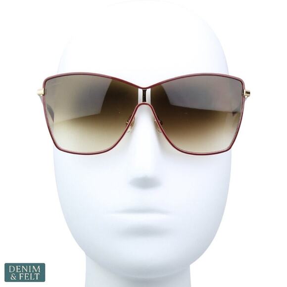 Gucci GG 4207/S Oversized Butterfly Sunglasses Burgundy Red Gradient NEW!! - Picture 1 of 13